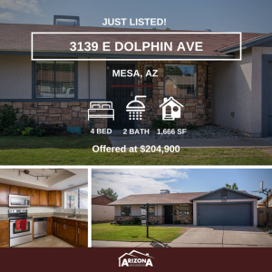 Just Listed | 3139 Dolphin Ave | Mesa, AZ